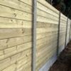 Tand en groef klikplanken met beton