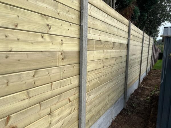 Tand en groef klikplanken met beton