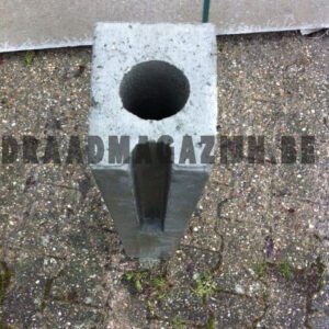 Betongleufpaal begin- eind