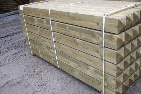 POORTPAAL 140x140x2400 mm (zachthout)