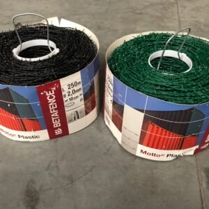 Prikkeldraad zwart / groen (250m)