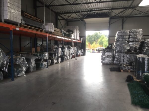 Harmonicagaas met betonplaat 100m