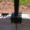 Palen keerwand met opgelast L-profiel