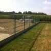 Harmonicagaas met betonplaat 50m