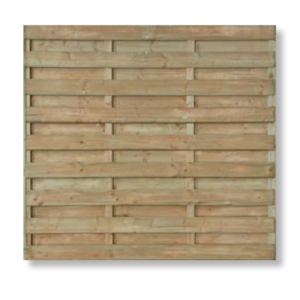 Houten tuinscherm