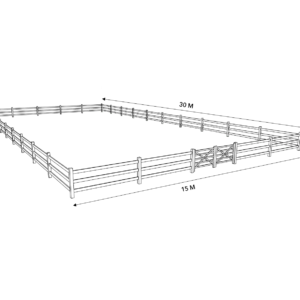 Rijbak Pakket 15M x 30M 3-liggers