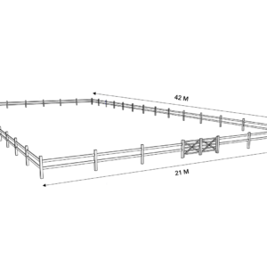 RIJBAK PAKKET 21M X 42M 2-LIGGERS