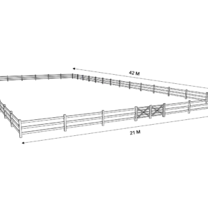 RIJBAK PAKKET 21M X 42M 3-LIGGERS