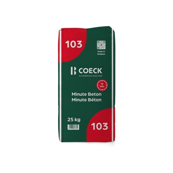 Coeck Minute Beton 103 – quick beton, zak 25 kg