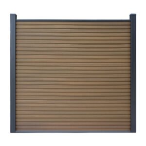Composiet schutting Rhombus Teak