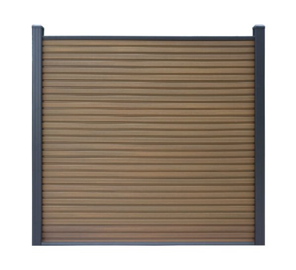 Composiet schutting Rhombus Teak