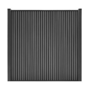 zwart1-2.jpg Composiet schutting Rhombus verticaal zwart